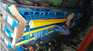 8套装悬臂架卷成型机完成并加载今天