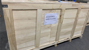 网络柜部件、金属件的包装和发货